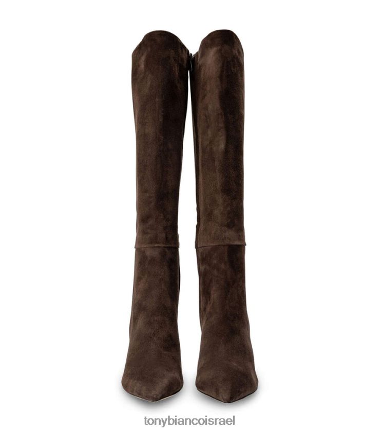 מגפיים בגובה הברך | נשים זמש אספרסו Tony Bianco מגפי עגל אפולו 8BNR8T443